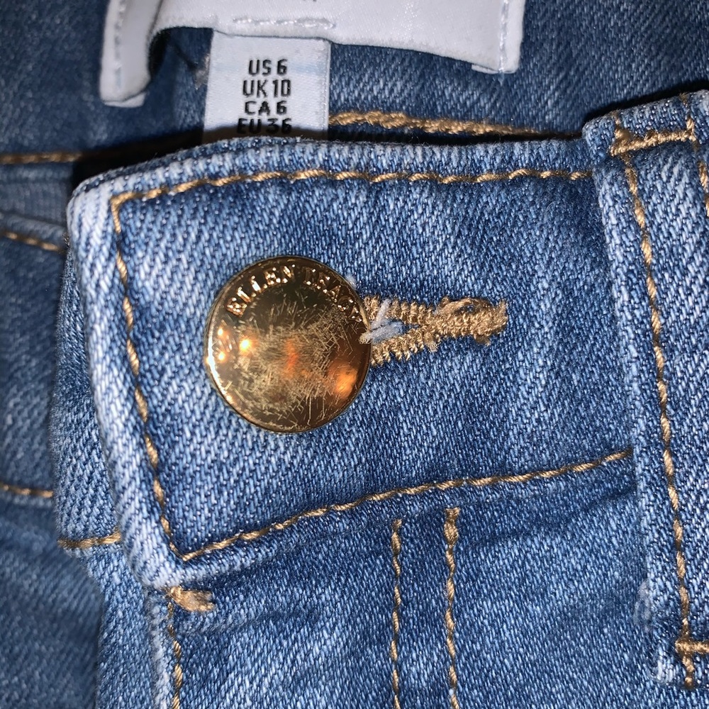 Ellen Tracy Mid Relaxed Straight Faded Jeans - Picture 5 of 7